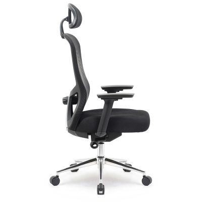 Superkancl kancelárska stolička FUN PDH nosnosť 130 kg čierna bok