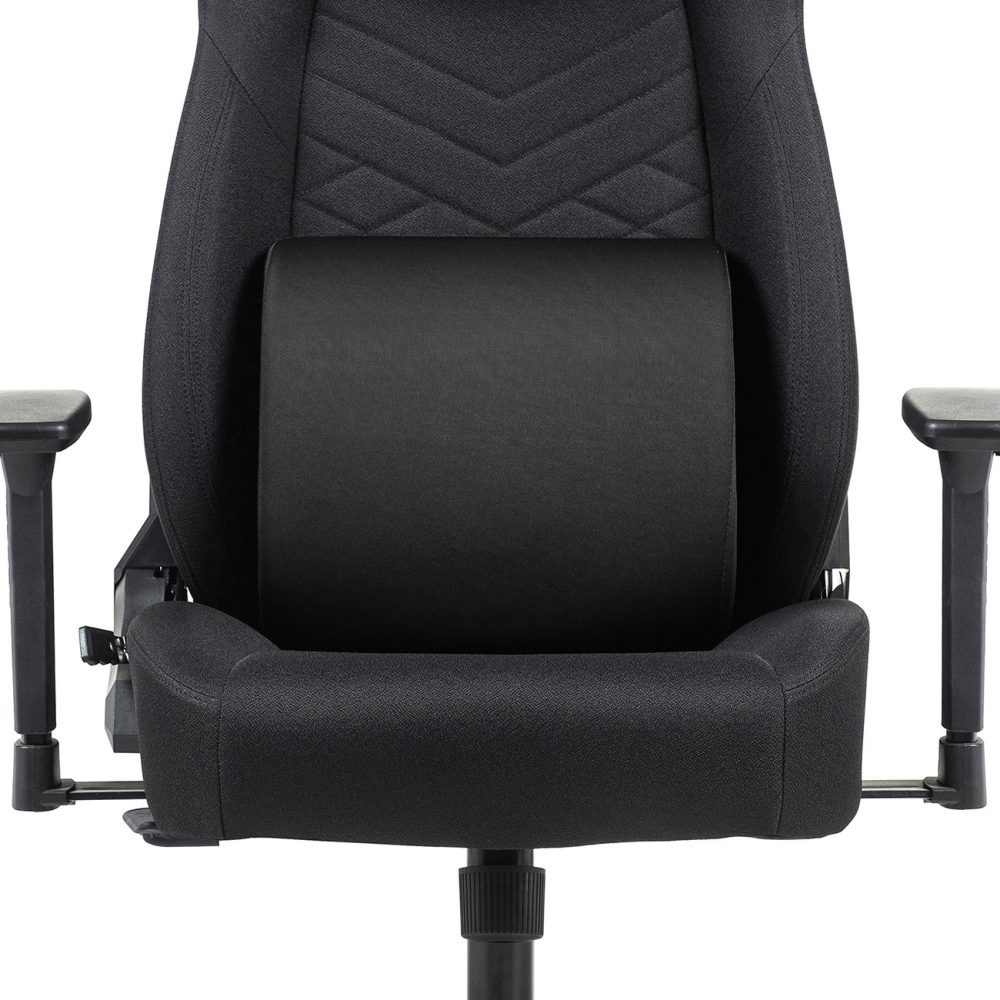 Kancelárske kreslo Sracer EVO LT, nosnosť do 140 kg, 3D opierky rúk, opierka hlavy, bedrová opierka, látka čierna - Image 10