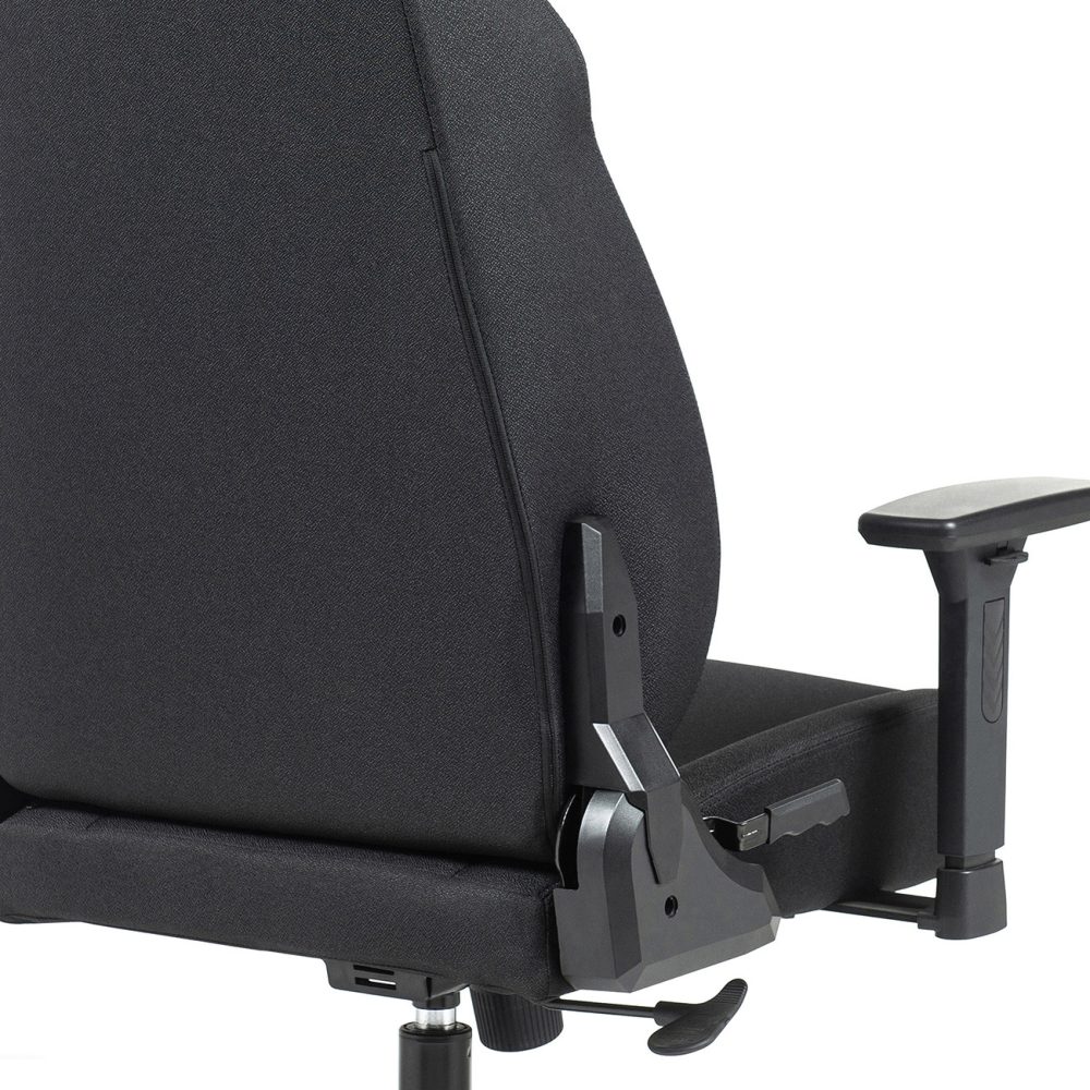 Kancelárske kreslo Sracer EVO LT, nosnosť do 140 kg, 3D opierky rúk, opierka hlavy, bedrová opierka, látka čierna - Image 14