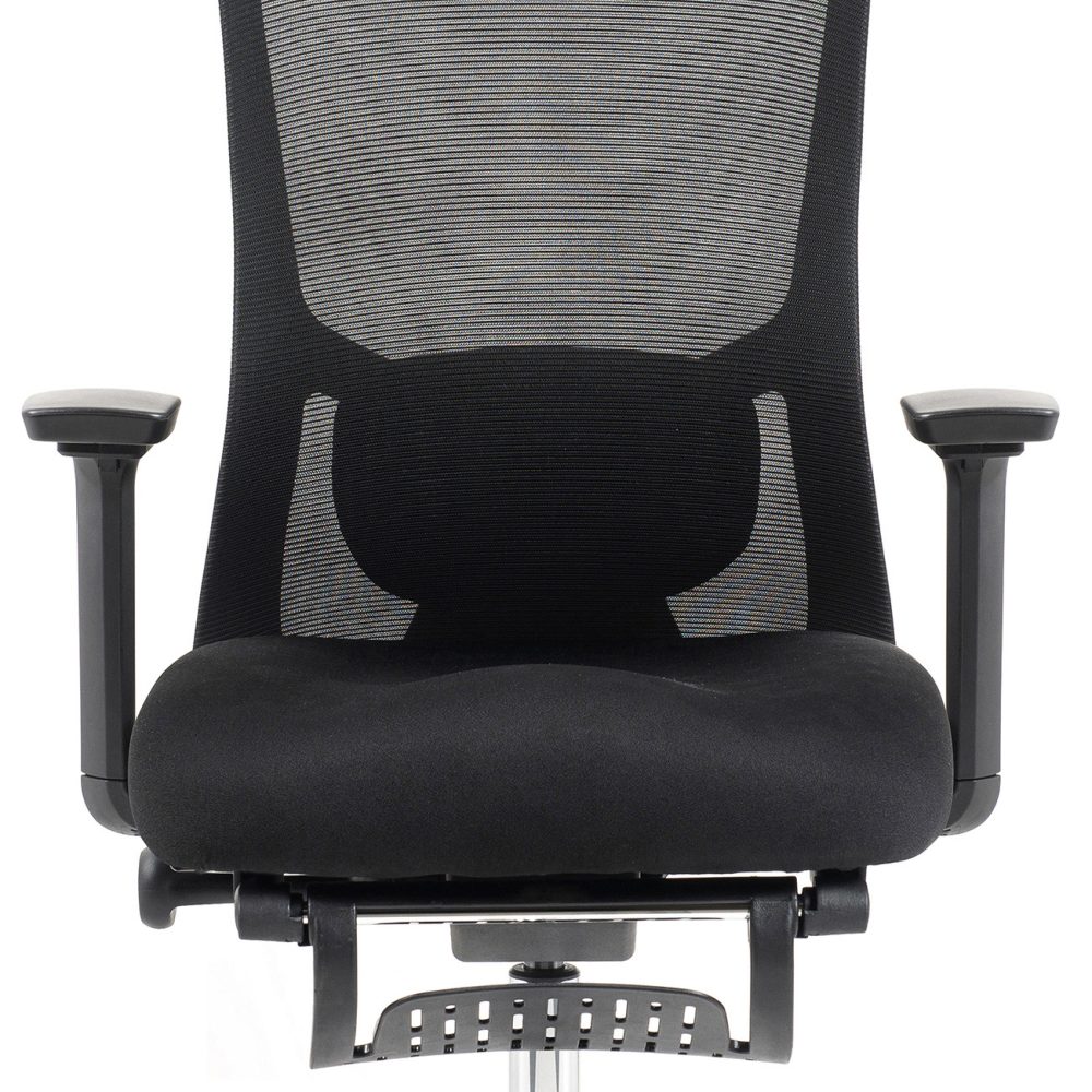 Kancelárska stolička Superkancl FUN PDH PLUS, nosnosť do 130 kg, 3D opierky rúk, 3D opierka hlavy, 2D bedrová opierka, čierna - Image 10
