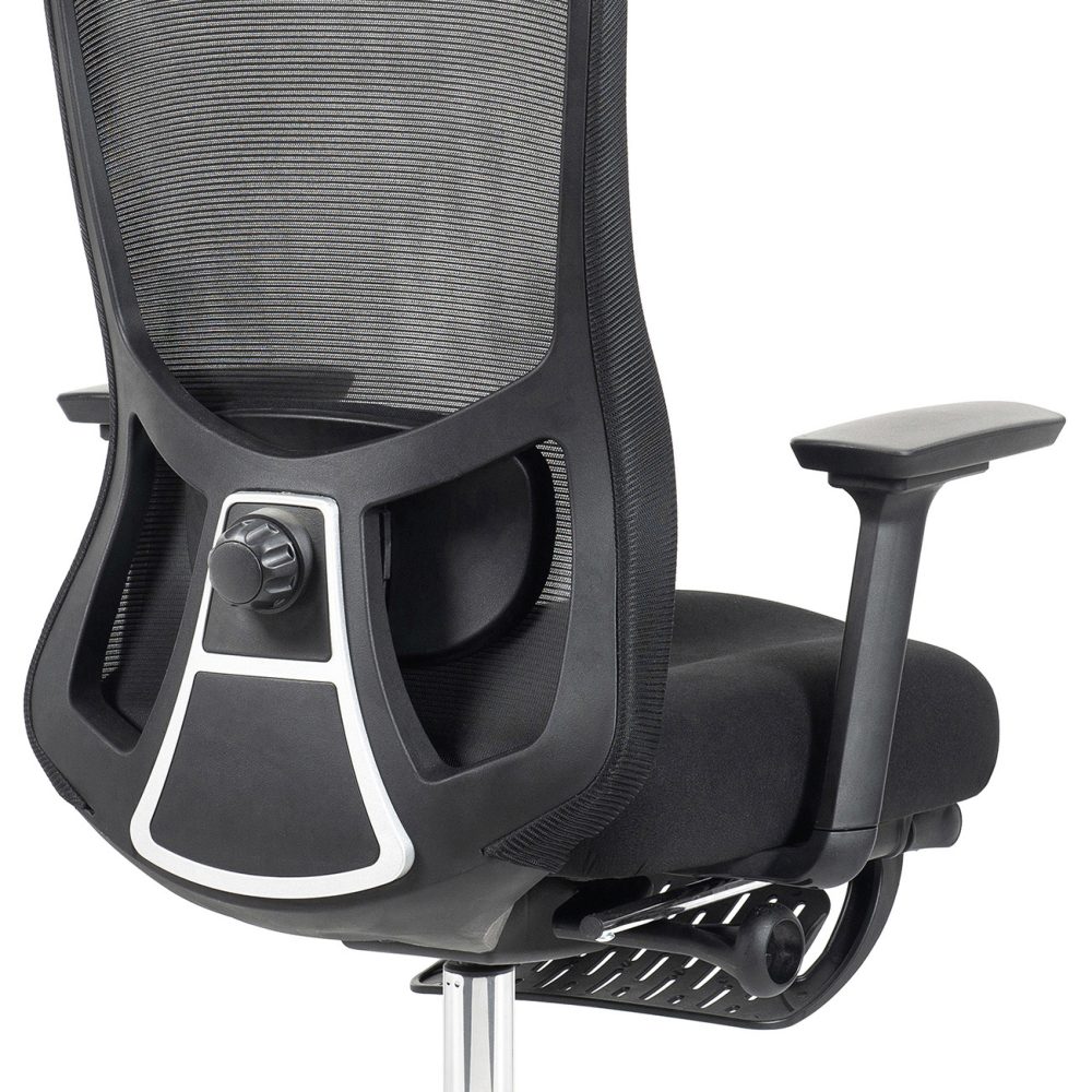 Kancelárska stolička Superkancl FUN PDH PLUS, nosnosť do 130 kg, 3D opierky rúk, 3D opierka hlavy, 2D bedrová opierka, čierna - Image 12